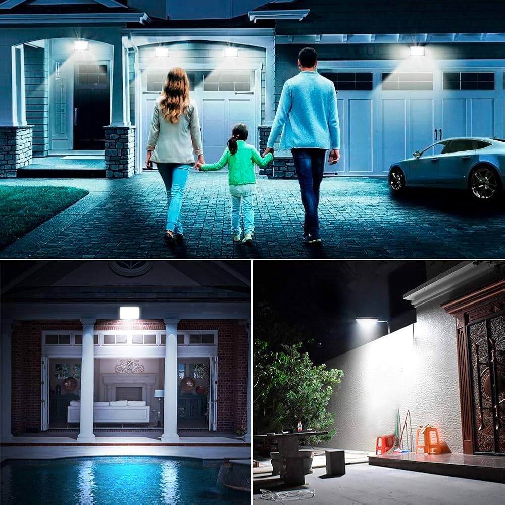 300W LED Flutlicht IP67 Außenstrahler 24000lm Kaltweiß Hof Garage Garten