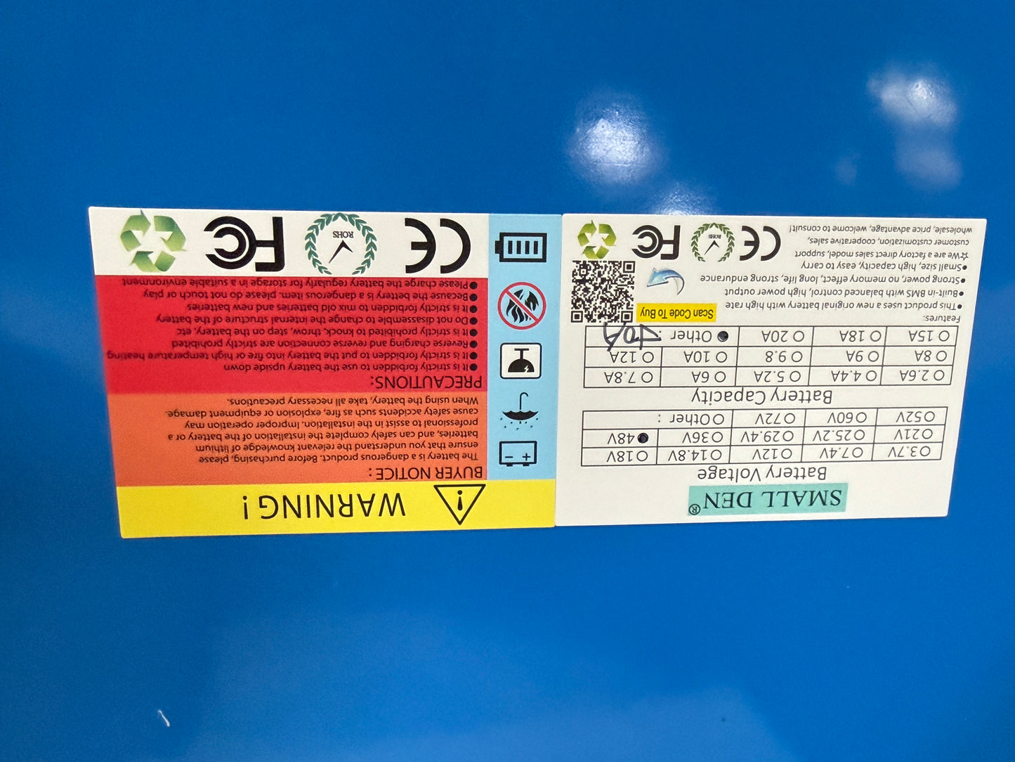 48V 40Ah Li-Ion Akku mit BMS für E-Bike und Solar Systeme Pro++