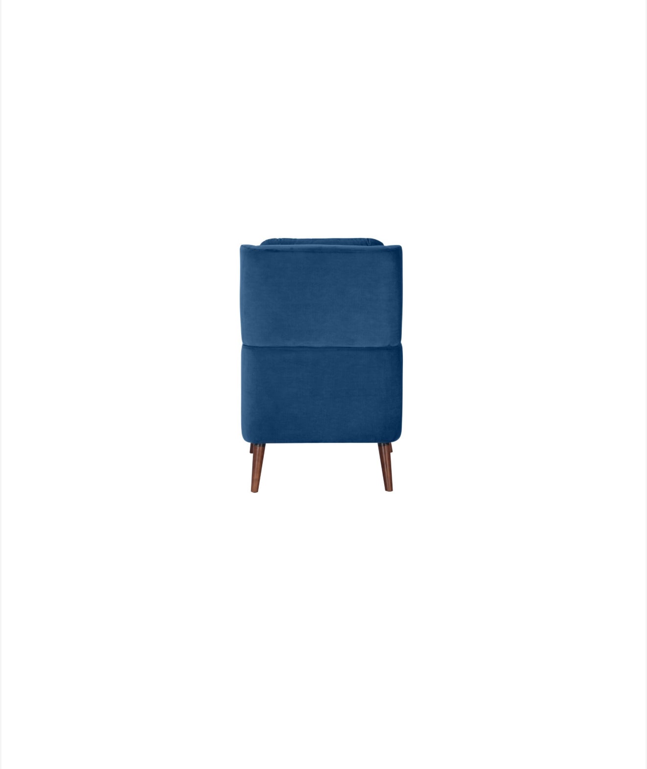 ALTIN™ loungesessel aus samtstoff – luxuriöser entspannungssessel in blau und grau, mit dicker polsterung & stilvollem design für wohn- oder schlafzimmer