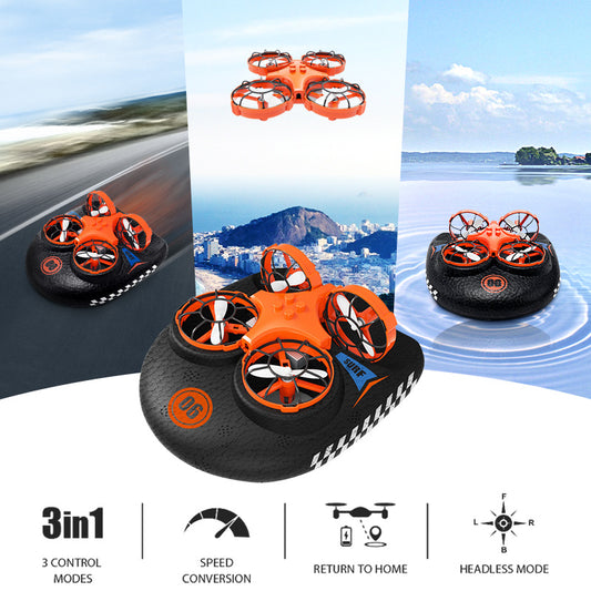 ALTIN™ 3-in-1 RC Drohne – Land, Wasser & Luft – Mini Quadrocopter mit Headless-Modus & Rückkehrfunktion