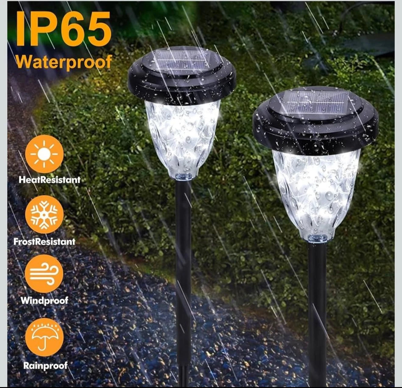 Solar Gartenbeleuchtung LED & Solar Fackeln IP65 Outdoor Dekoration Garten