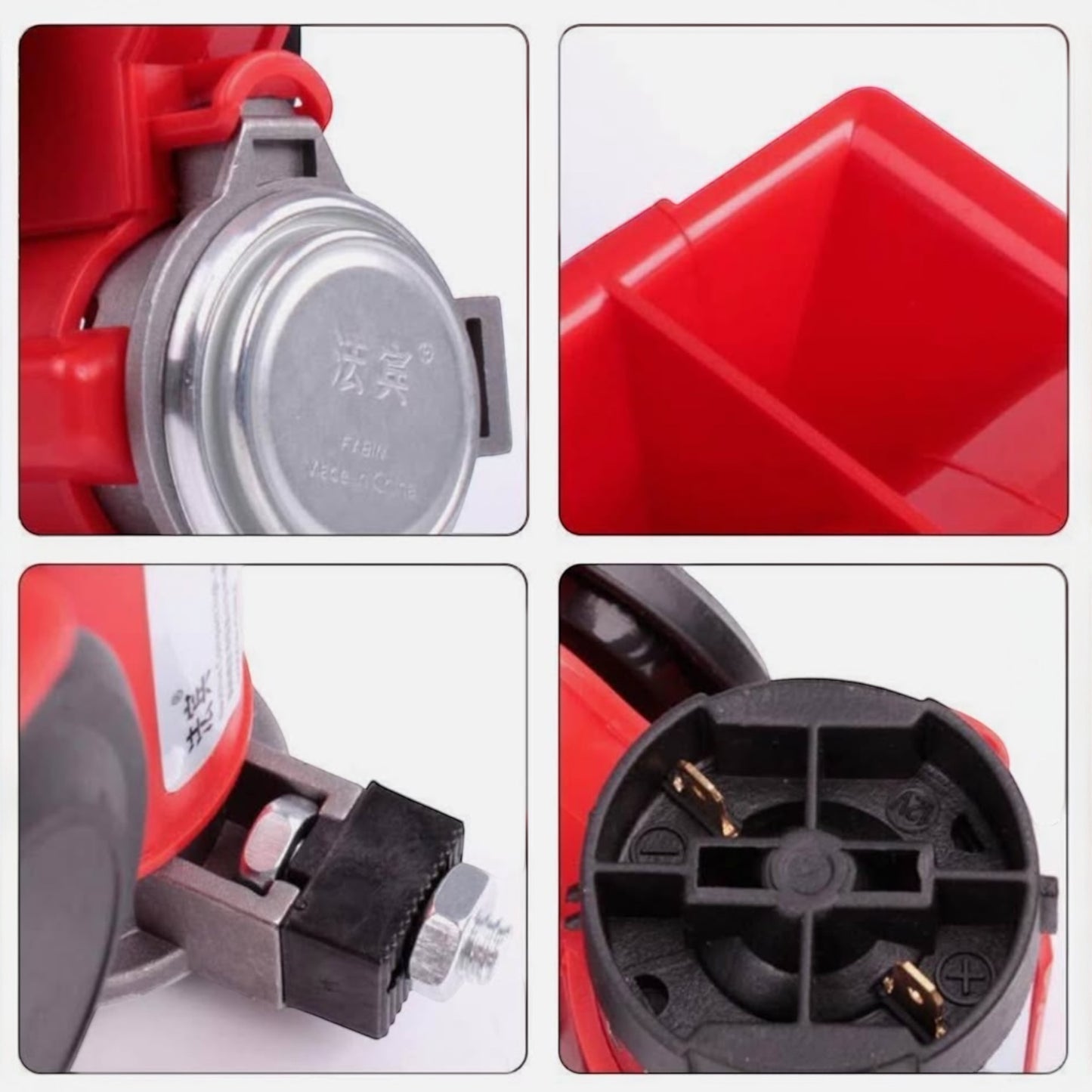 ALTIN™ elektrische lufthupe 12v – kompakte 150db auto hupe mit luftkompressor, inklusive kabelsatz & filter, wasserdichtes design für lkw, suv, motorrad