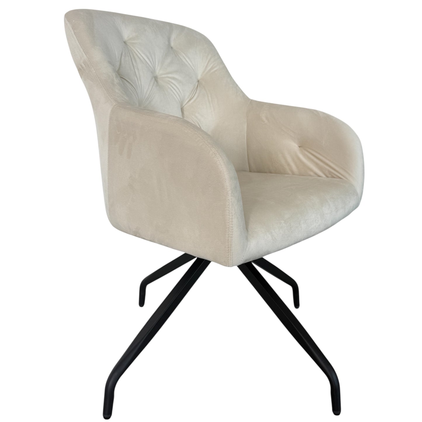 Luxus-Samtstühle im Set – 2er (179 €) oder 4er (259 €) – X- oder Vierfußgestell – Verschiedene Farben – Belastbar 120 kg – Versand kostenlos
