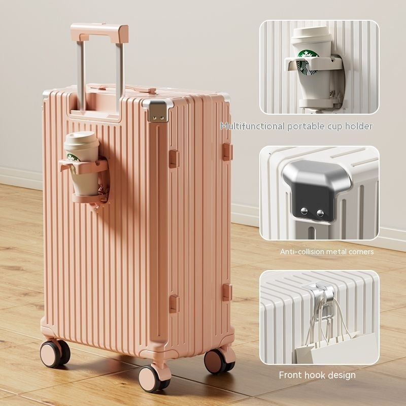 ALTIN™ Multifunktionaler Passwort Trolley Koffer – 20/24/26 Zoll, Anti-Kollisions-Design, Leicht & Stylisch