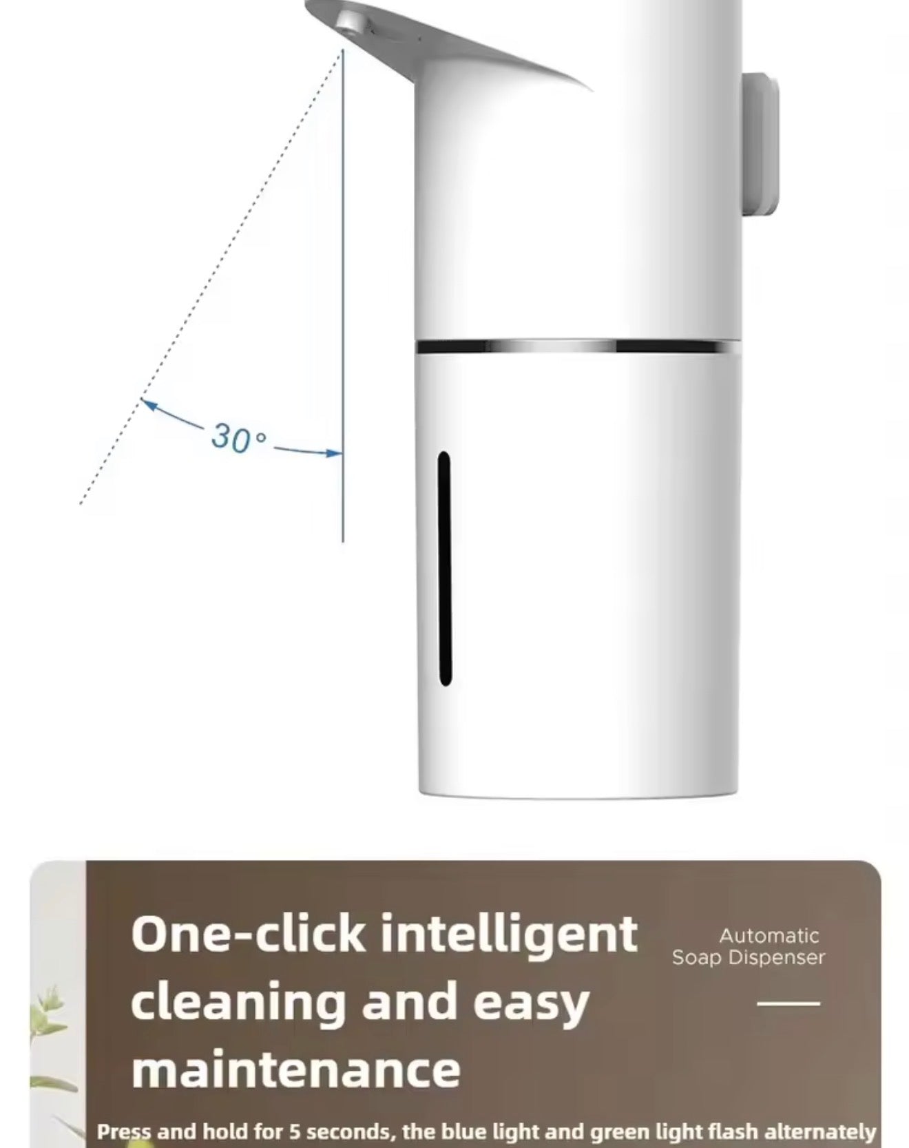Automatischer Schaumspender 360 ml IPX5 Touch Sensor Seifenspender USB Type-C
