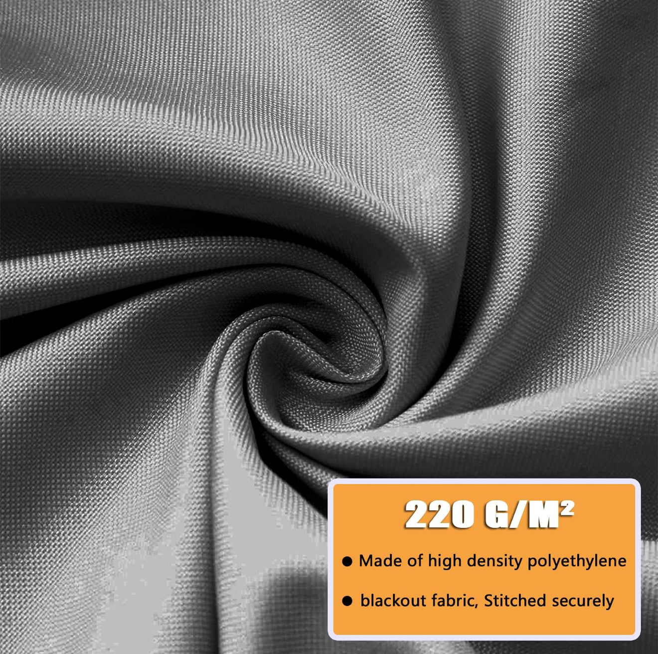 Sonnensegel Dreieck 3x3x3 m Grau – Wasserdicht 420D PES UV-Schutz inkl. Befestigungsset Balkon Terrasse Garten