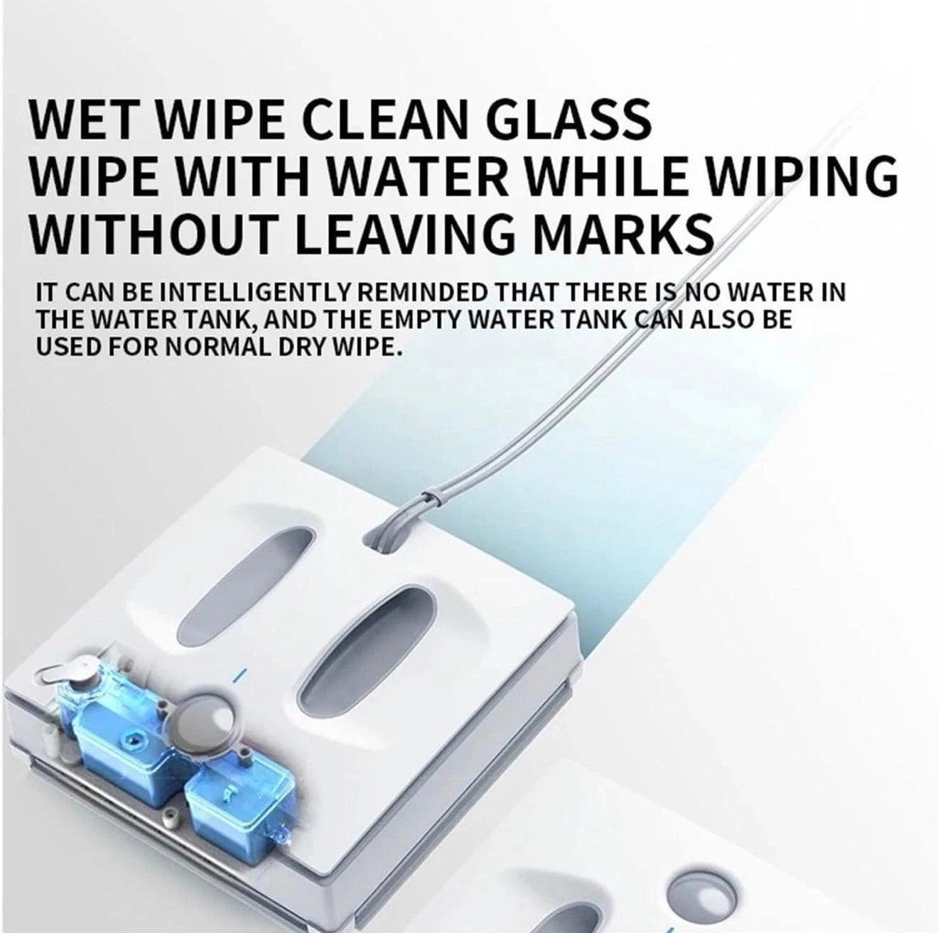 HUTT W66 Fensterputzroboter 2600Pa mit Sprühfunktion Smart Clean