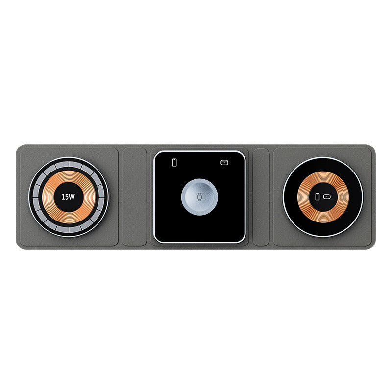 ALTIN™ 3-in-1 Faltbares Magnetisches Wireless Ladegerät – Kompatibel mit iPhone, iWatch & AirPods