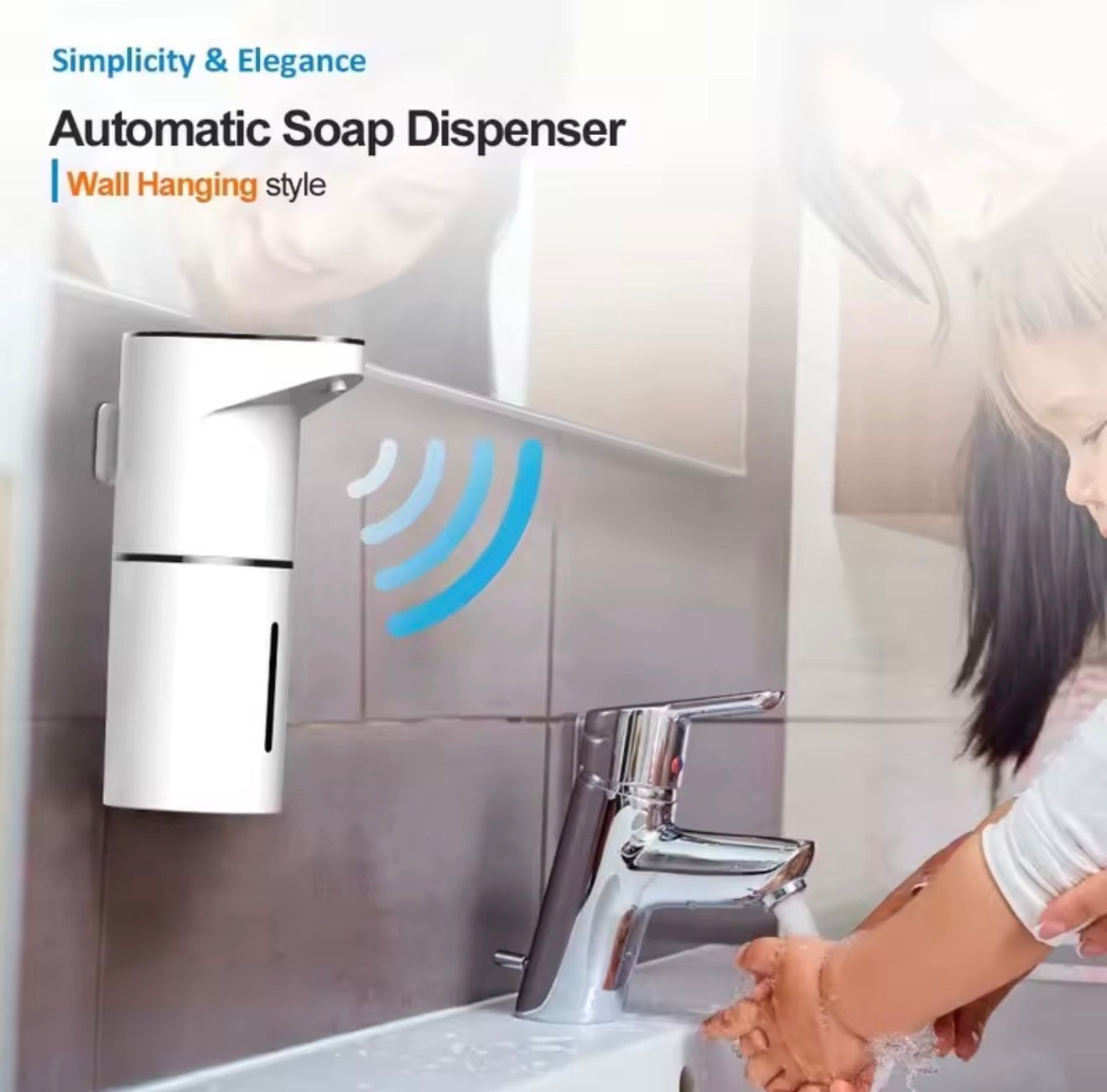 Automatischer Schaumspender 360 ml IPX5 Touch Sensor Seifenspender USB Type-C