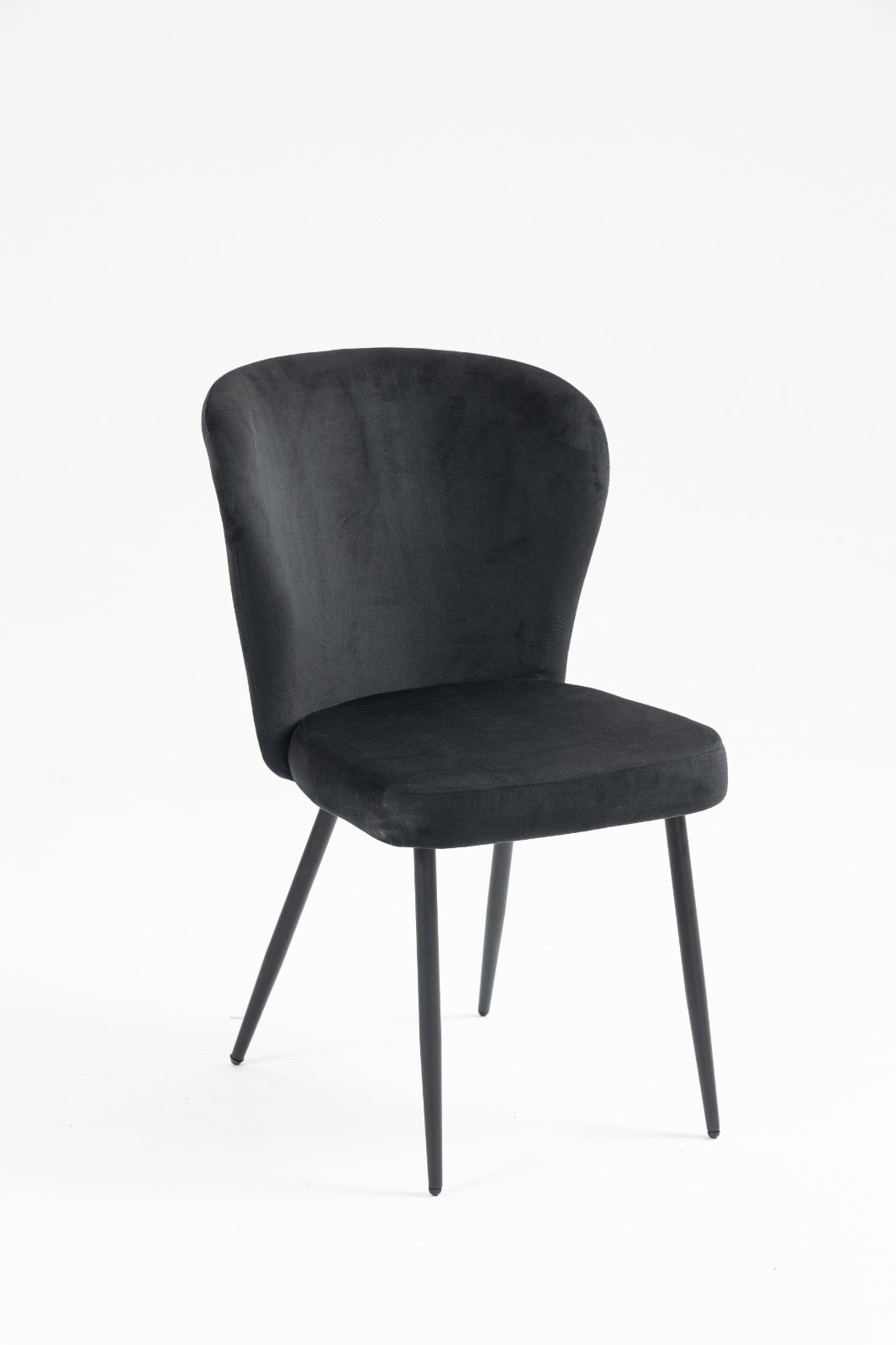Luxus-Samtstühle im Set – 2er (179 €) oder 4er (259 €) – X- oder Vierfußgestell – Verschiedene Farben – Belastbar 120 kg – Versand kostenlos