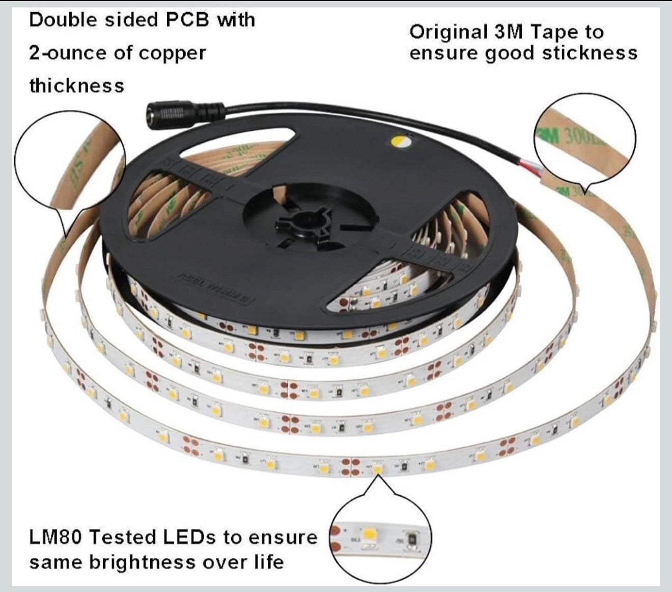 Signcomplex 3528 LED Streifen 12V Blau 5M – 2 Rollen = 10M, Nur 20€ 💡