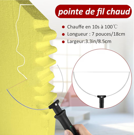 18W Heißdraht Styroporschneider 3in1 Schaumstoffschneider mit Netzteil