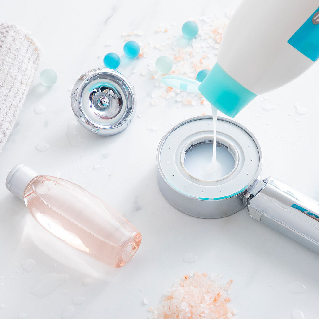 Doppel-Duschkopf 3-in-1 Spender Regen & Spray für Bad & Dusche