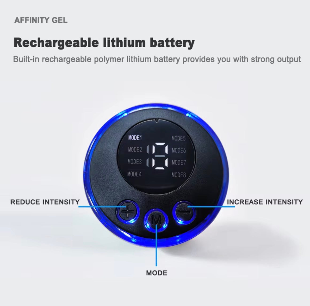 EMS 3in1 Muskelstimulations Set für Bauch Arme Beine mit LCD USB