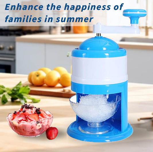 Tragbarer Eiscrusher – Manueller Buzzerkleinerer für Slush & Getränke, BPA-frei