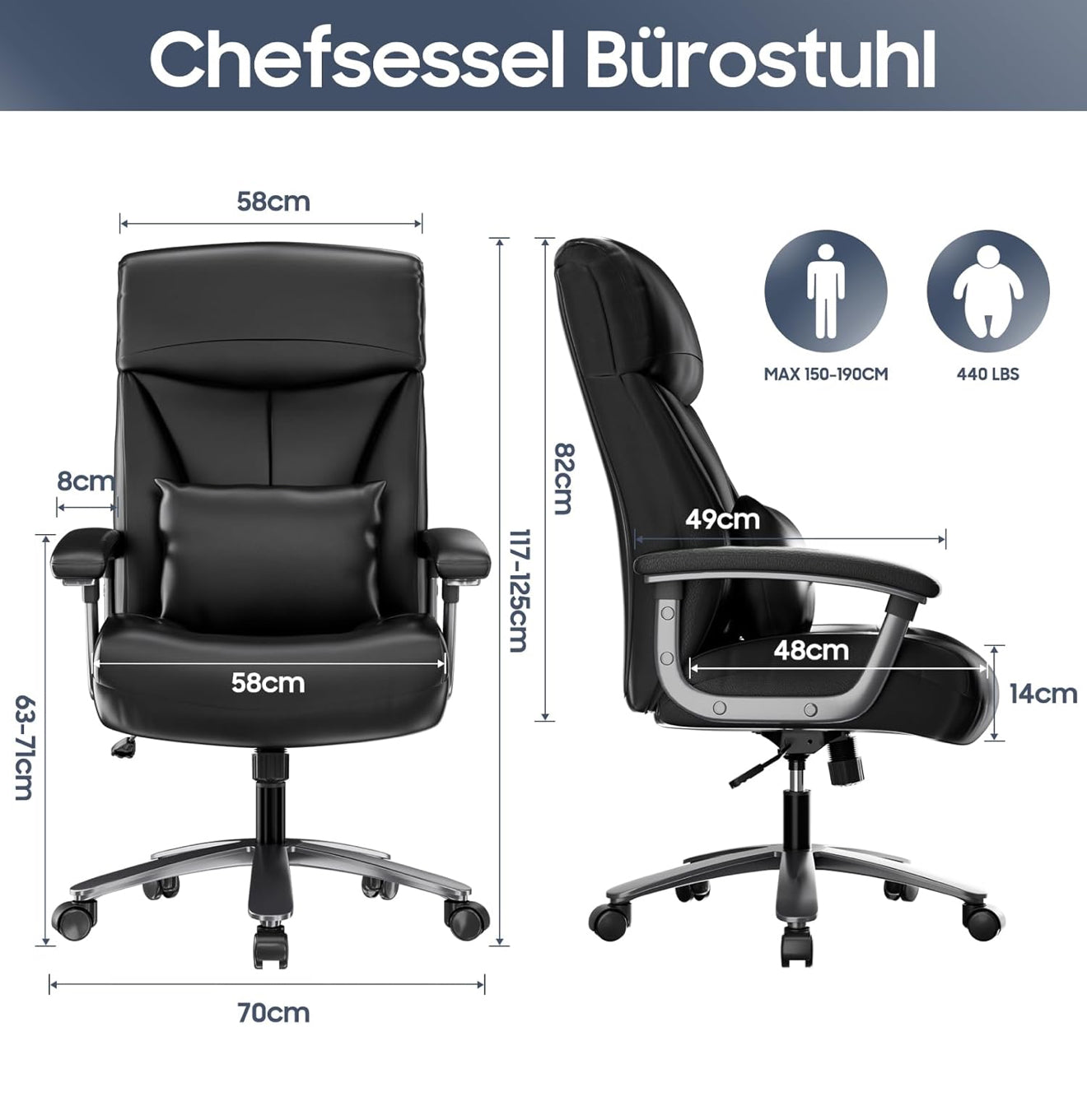 ALTIN™ Chefsessel