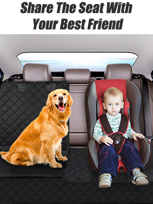 Hundedecke Auto Rücksitz 137x119cm Wasserdicht Kratzschutz Universal SUV PKW
