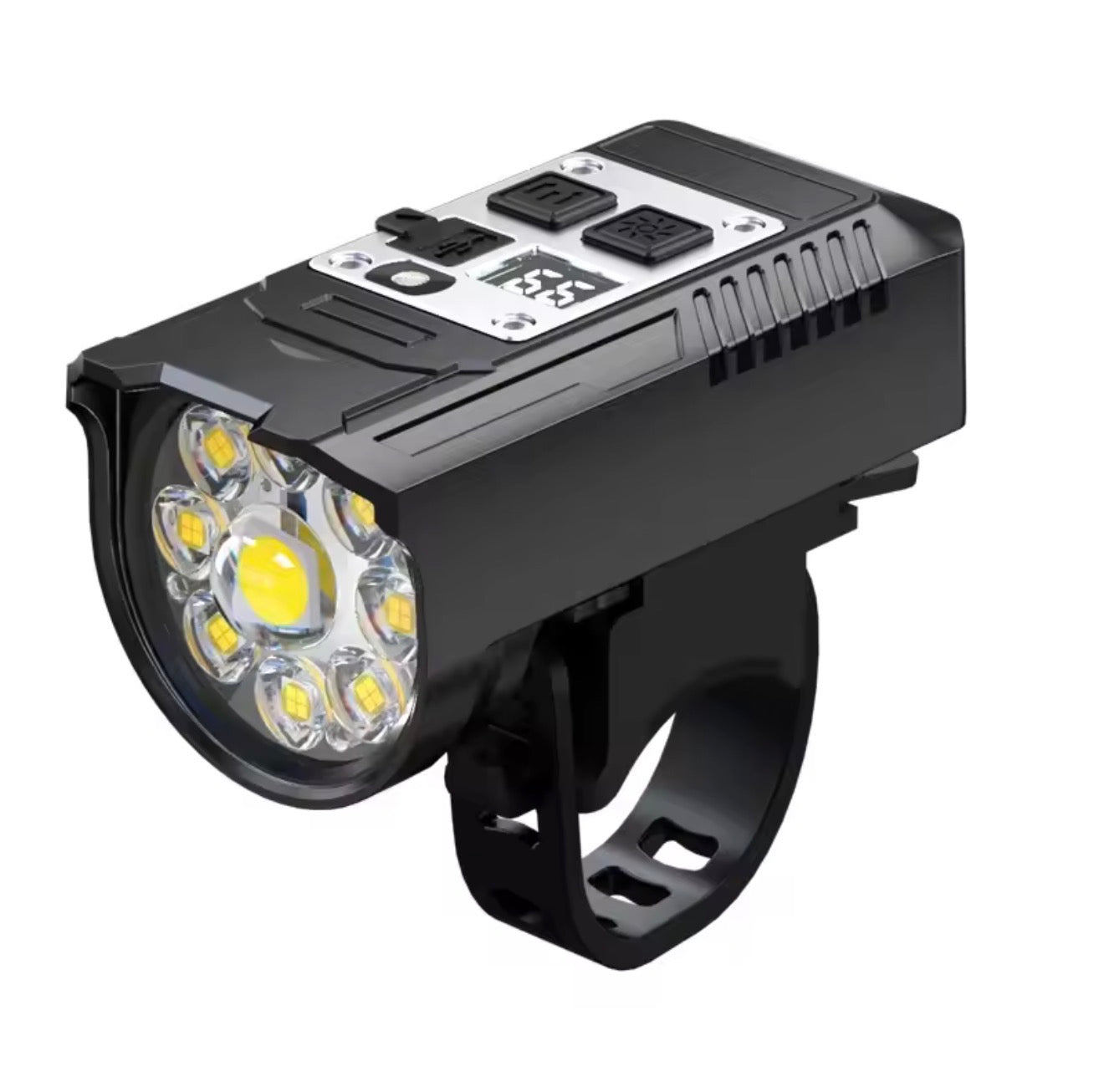 USB-C LED Fahrradlicht Set Front + Rücklicht wiederaufladbar, spritzwassergeschützt