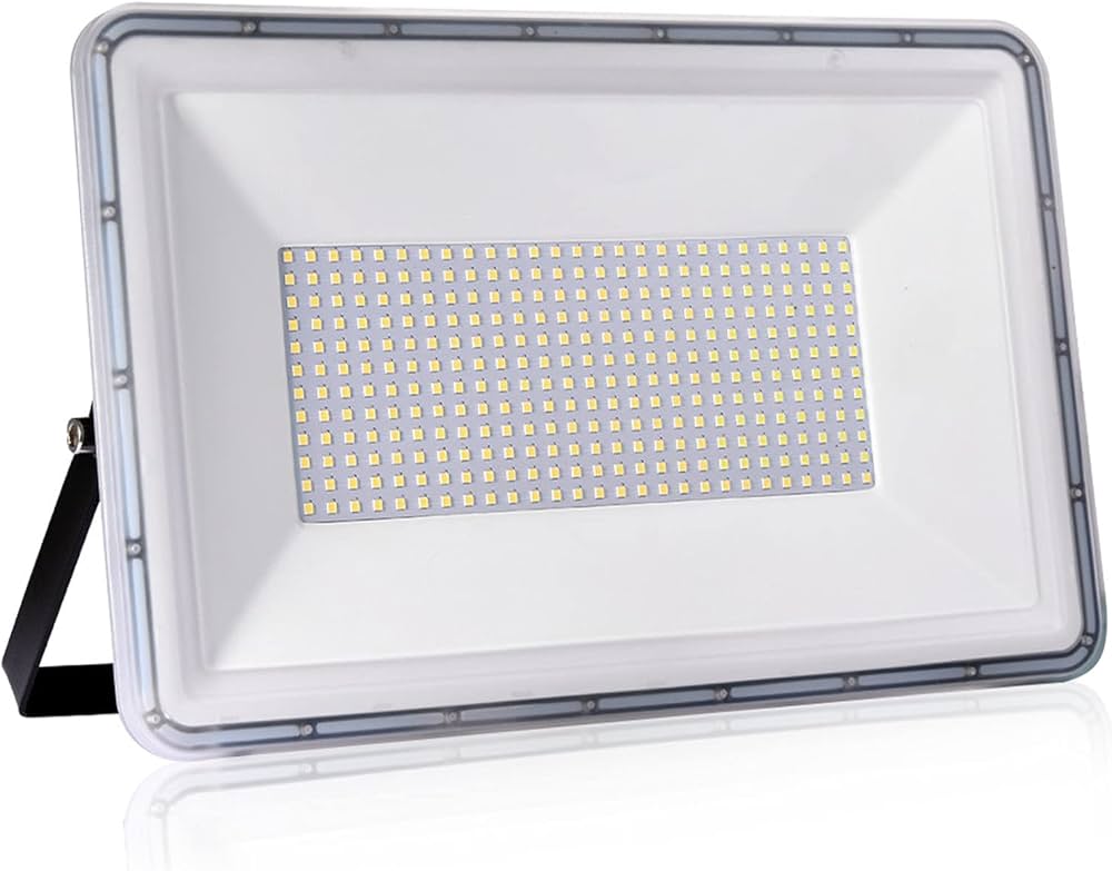 300W LED Flutlicht IP67 Außenstrahler 24000lm Kaltweiß Hof Garage Garten