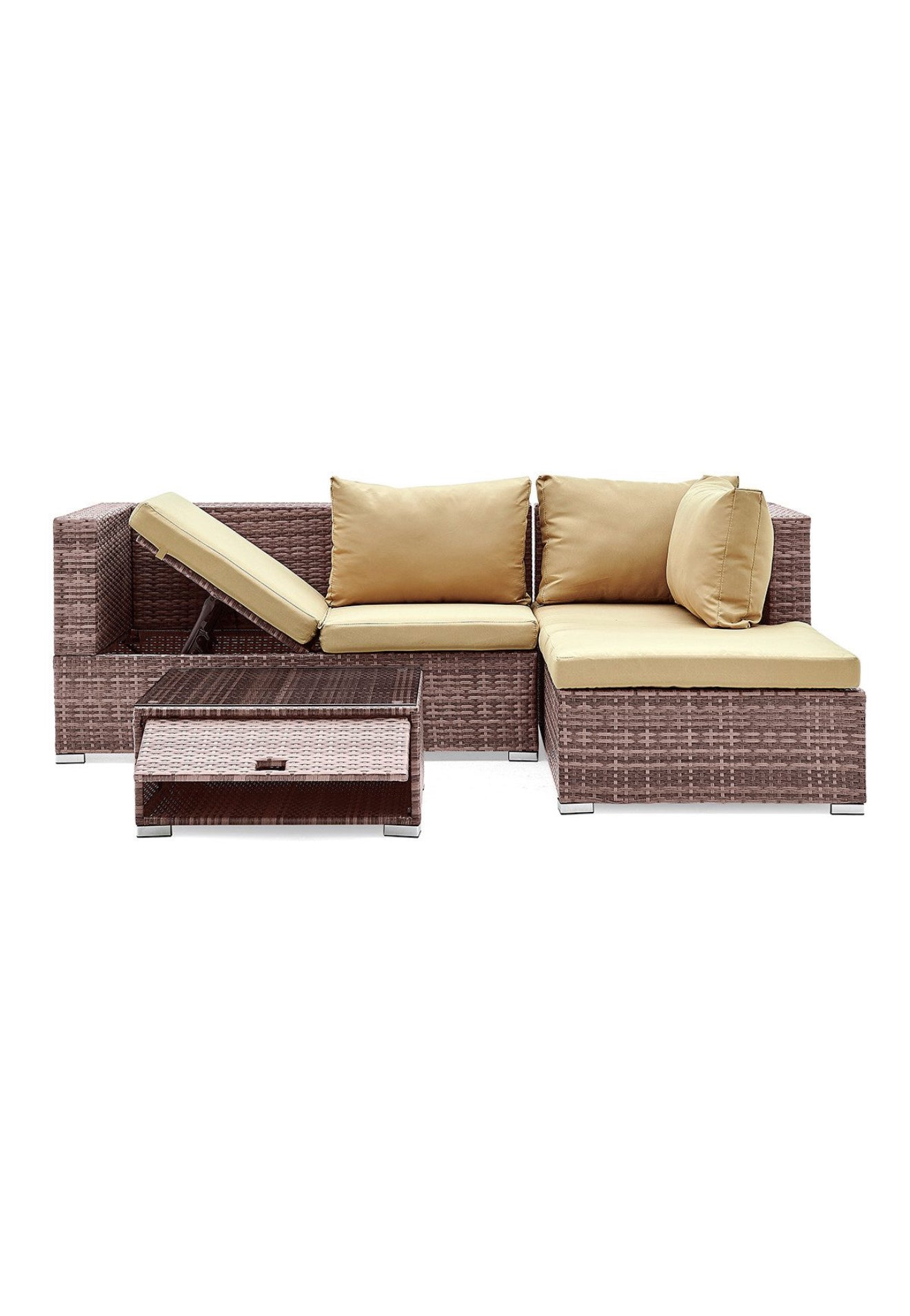 Wasserdichtes Rattan-Ecksofa für den Außenbereich – Komfort & Stil vereint