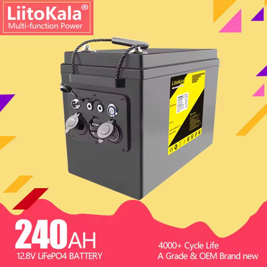 12V 240Ah LiFePO4 Lithium Batterie Solar Wohnmobil Offgrid