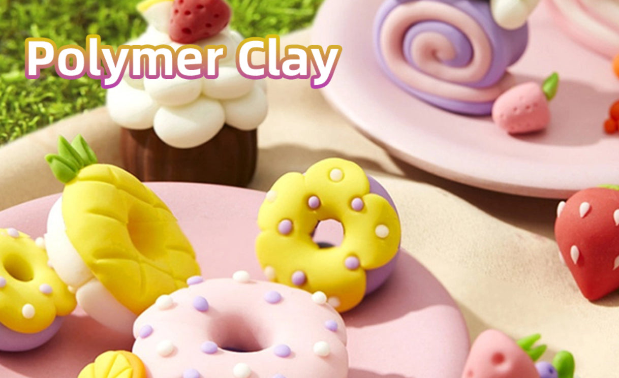 ARTFLY 50 Farben Polymer Clay Set + 50+ Zubehörteile Modellier- & Schmuckset