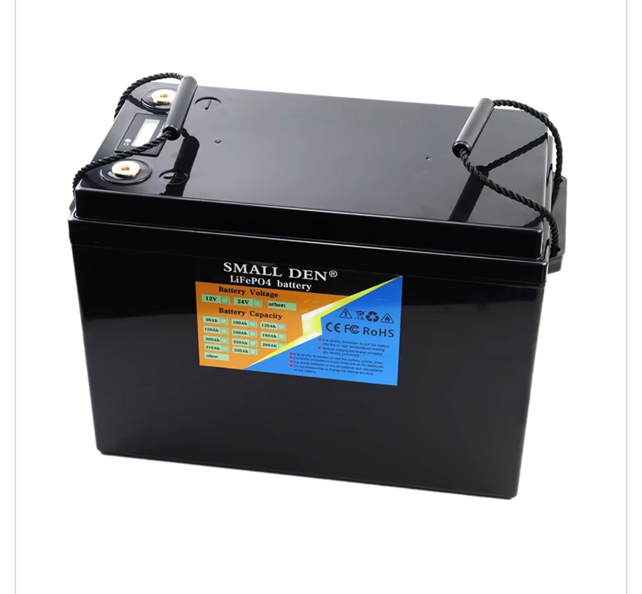 12V 310Ah LiFePO4 Akku mit Display für Solar Systeme