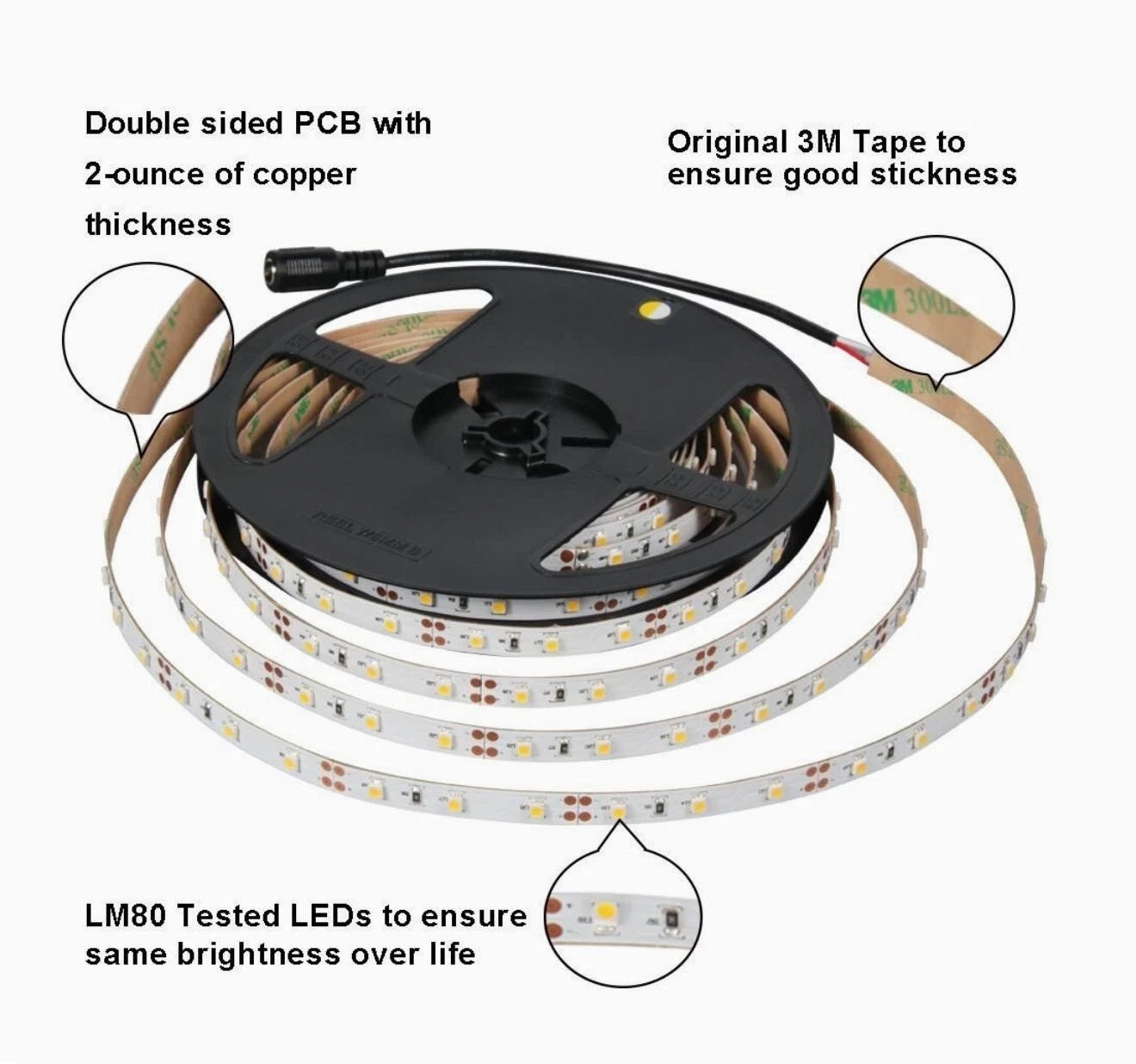 Signcomplex 3528 LED Streifen 12V Blau 5M – 2 Rollen = 10M, Nur 20€ 💡