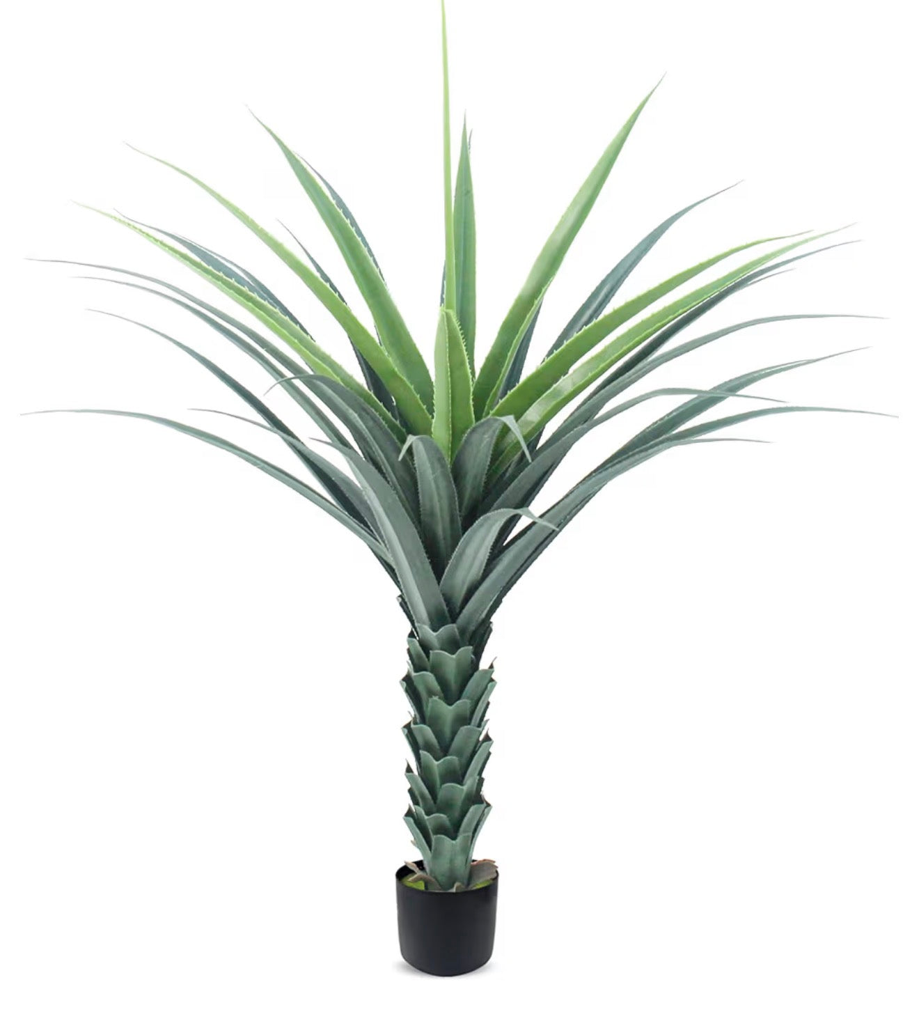 Künstliche Agave Pflanze 120/150cm GOVIRAYE Tropen Deko Innen Außen Büro Balkon