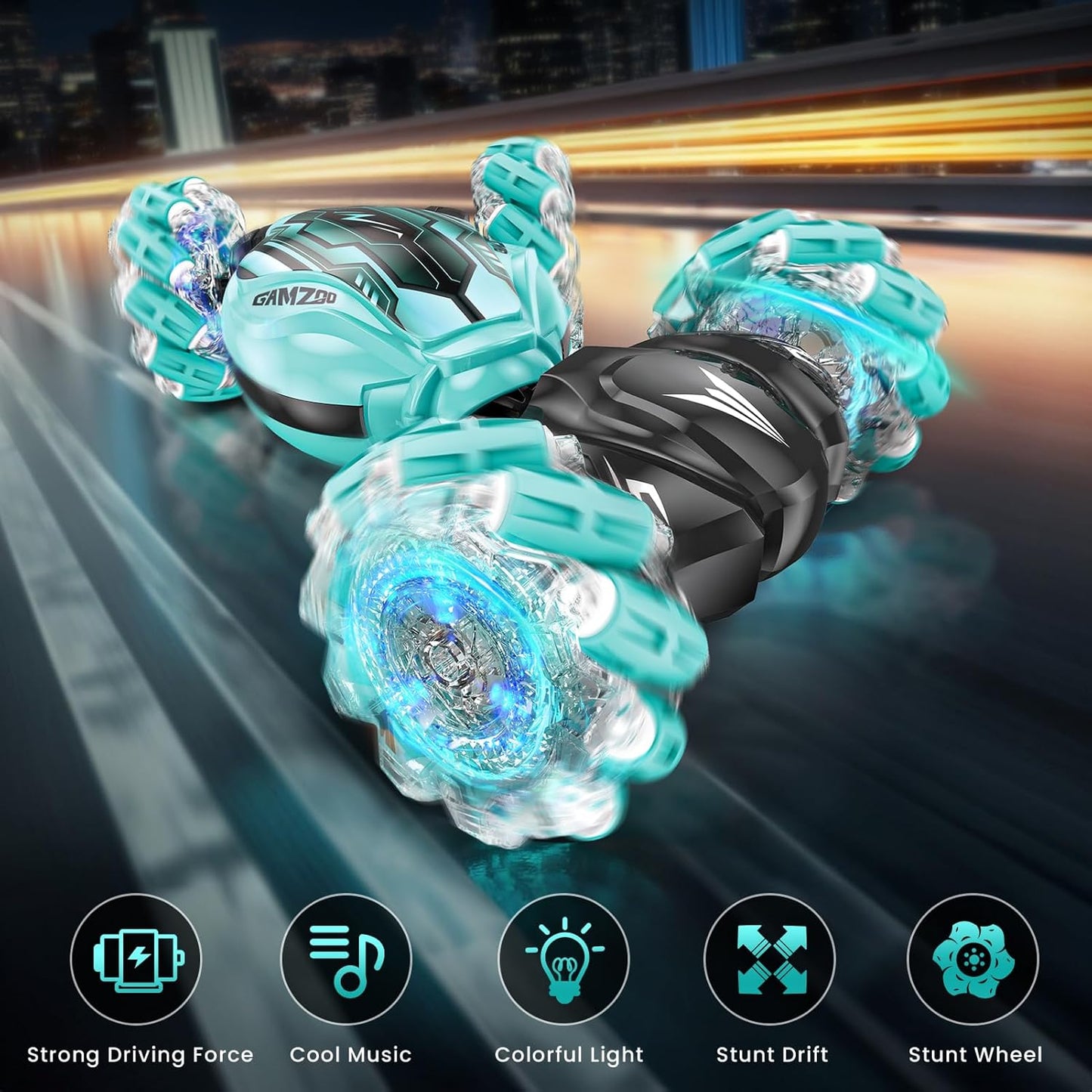 🚀 RC Stunt Auto mit Gestensteuerung – 360° Akrobatik 4WD Set inkl. Fernbedienung