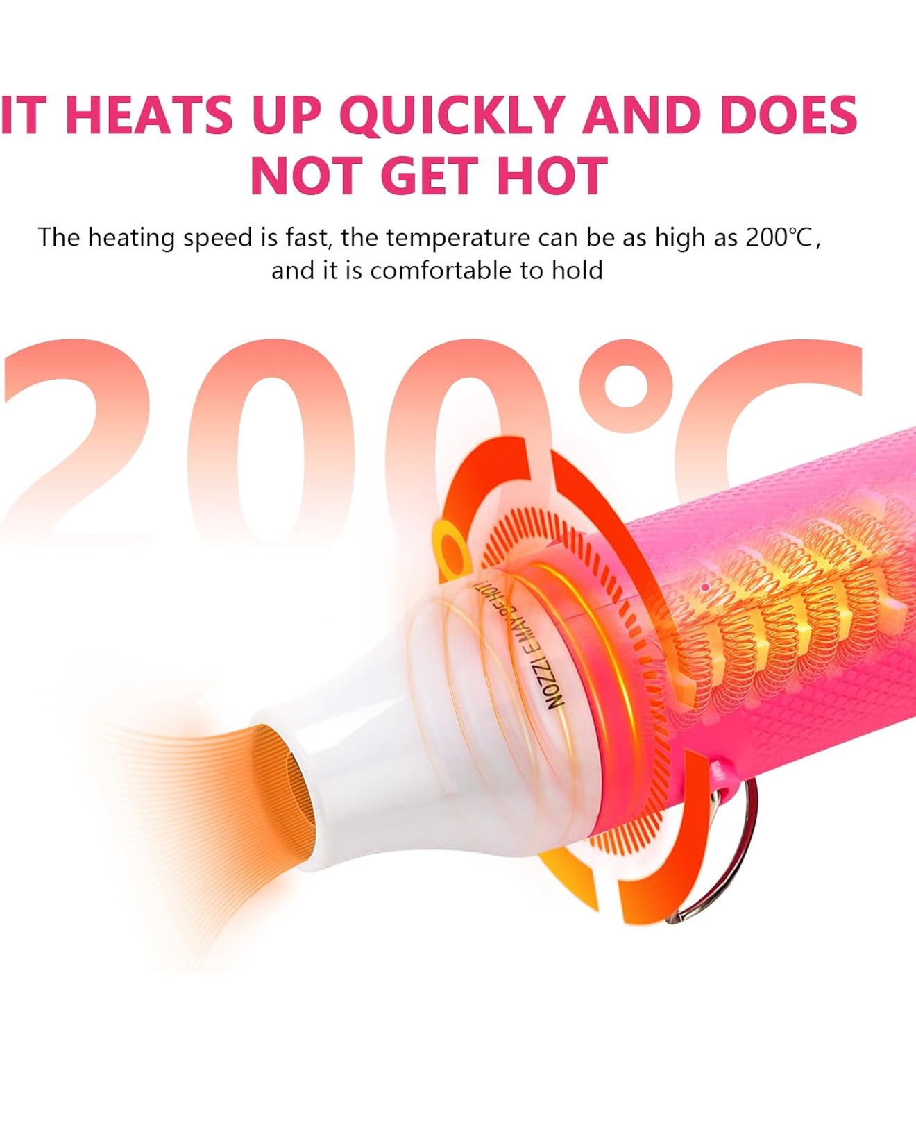 Heißluftpistole 220 V 300 W Mini Hitzepistole DIY Heißluft Fön Farbe Trockner