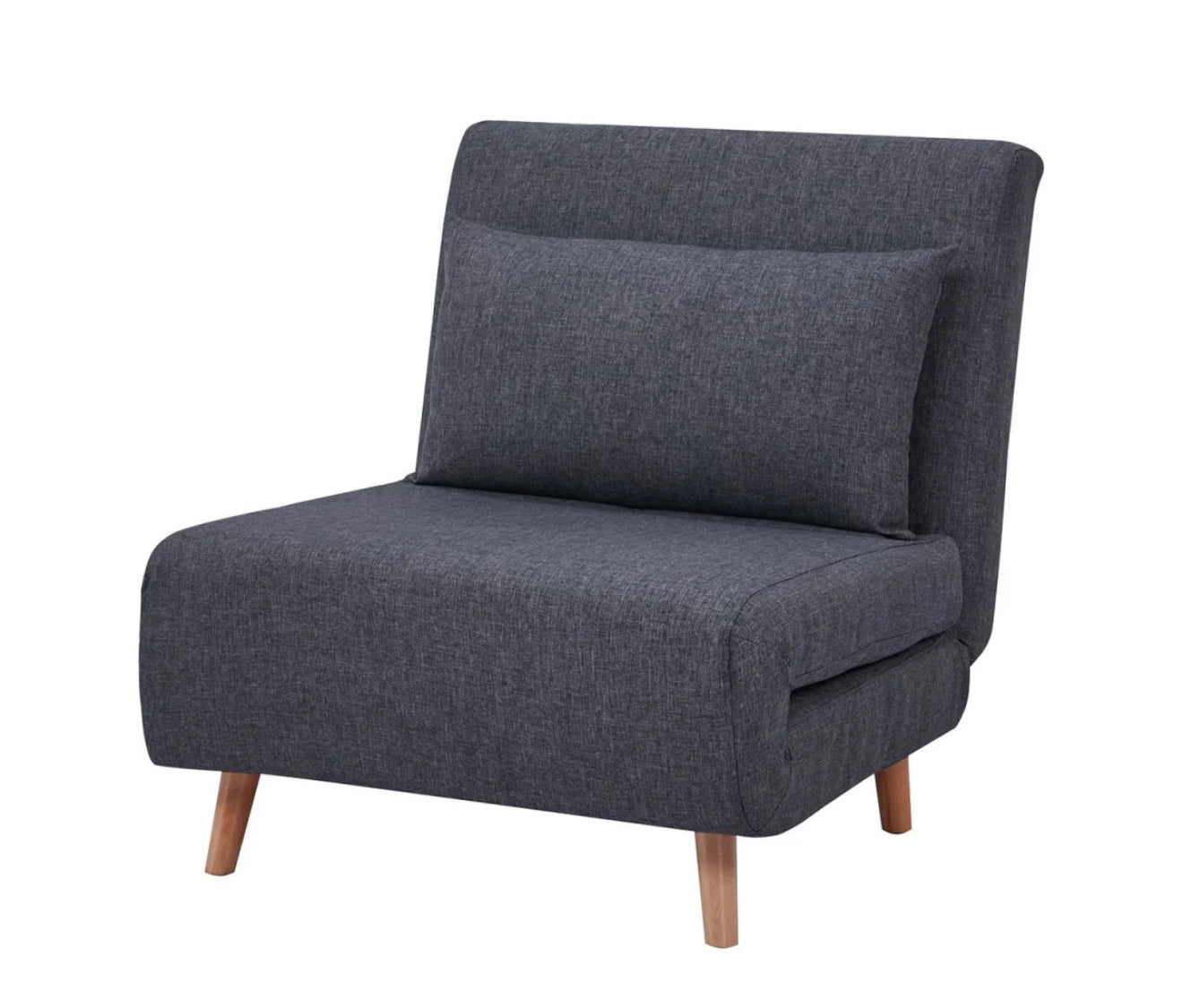 Schlafsessel – Hellgrau & Dunkelgrau | 2-in-1 Sessel & Gästebett