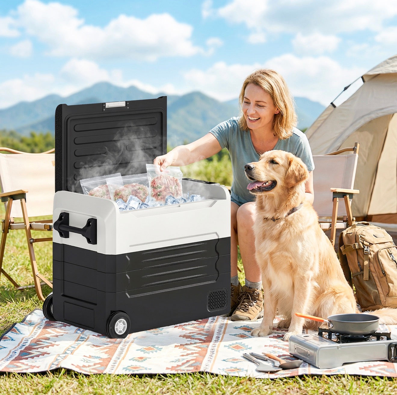50L Kompressor Kühlbox -20°C bis 20°C Dual Zone App