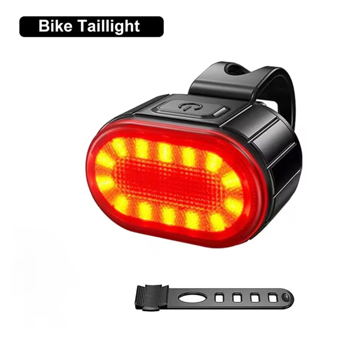 USB-C LED Fahrradlicht Set Front + Rücklicht wiederaufladbar, spritzwassergeschützt