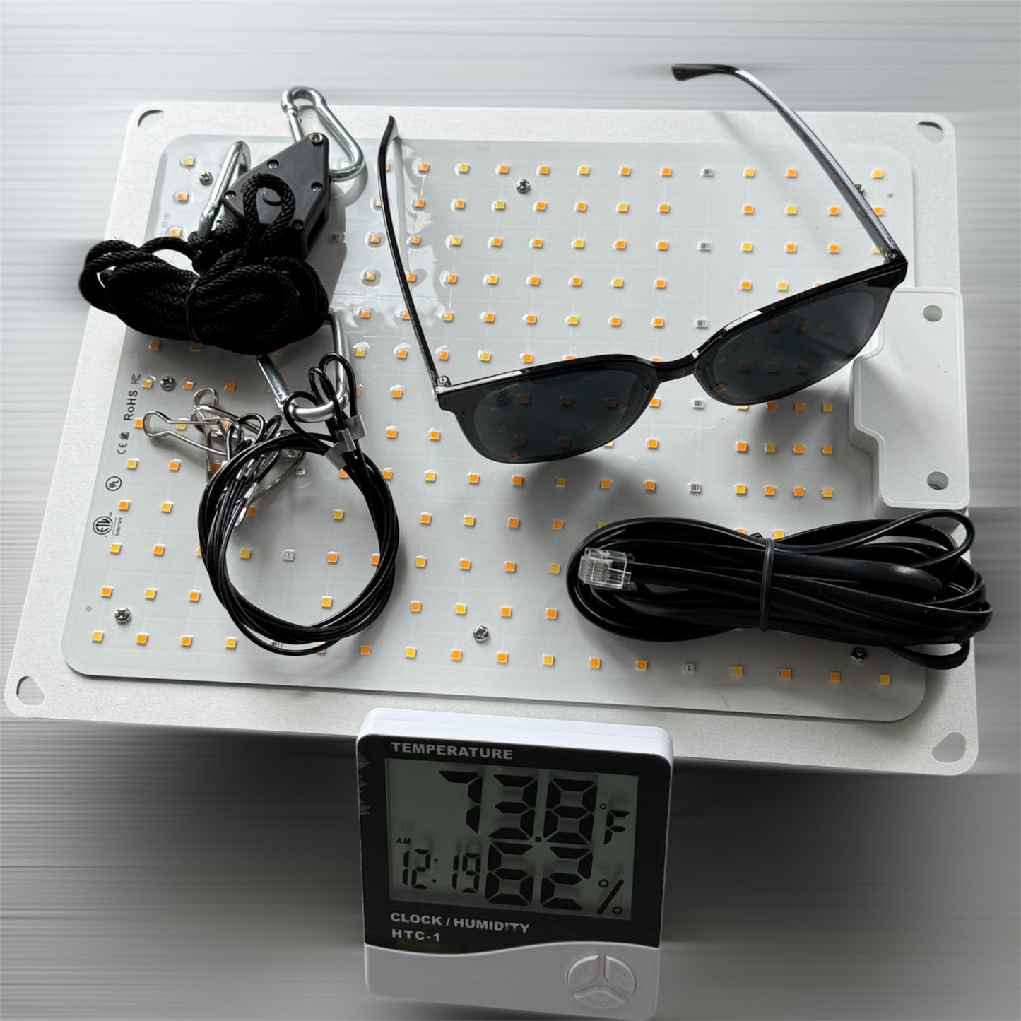 ✅ LED Grow Lampe 100W – Vollspektrum, Samsung LM301B, Dimmbar, IP65, CE/RoHS/FCC