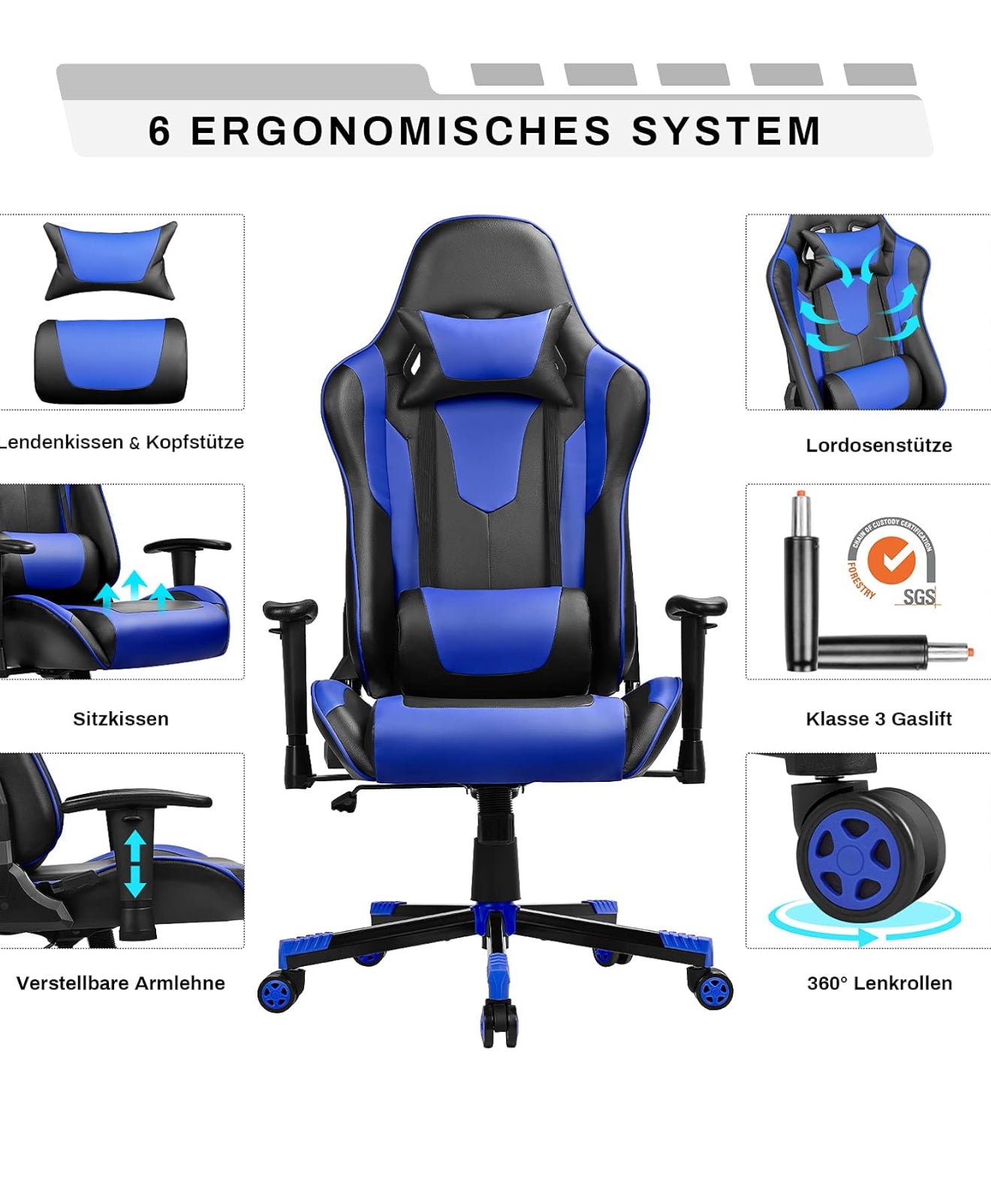 ALTIN™ Gaming Stuhl