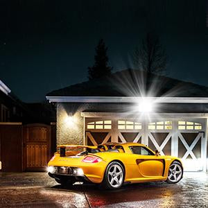 300W LED Flutlicht IP67 Außenstrahler 24000lm Kaltweiß Hof Garage Garten
