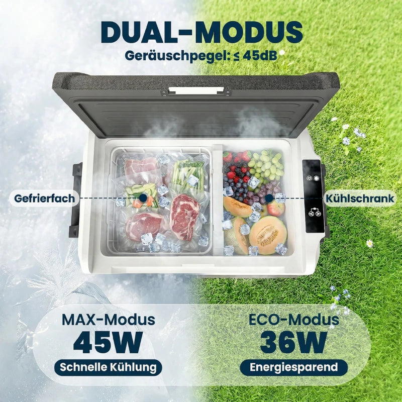50L Kompressor Kühlbox -20°C bis 20°C Dual Zone App