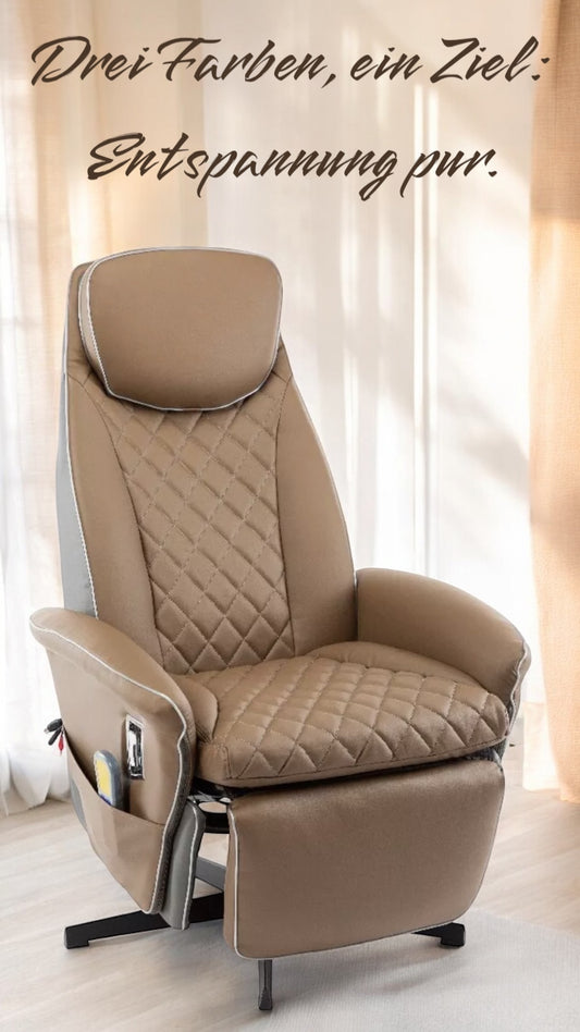 ALTIN™ Relaxsessel mit Massage- & Heizfunktion – Verstellbar, 360° drehbar, in 3 Farben erhältlich