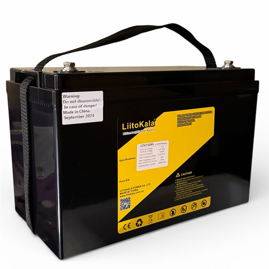 12V 150Ah LiFePO4 Batterie 1920Wh Solar Wohnmobil Boot Akku