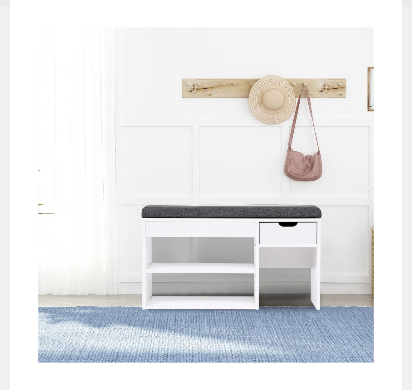 Happy Home Sitzbank mit Schuhablage – Weiß – Verschiedene Modelle – Versand kostenlos!