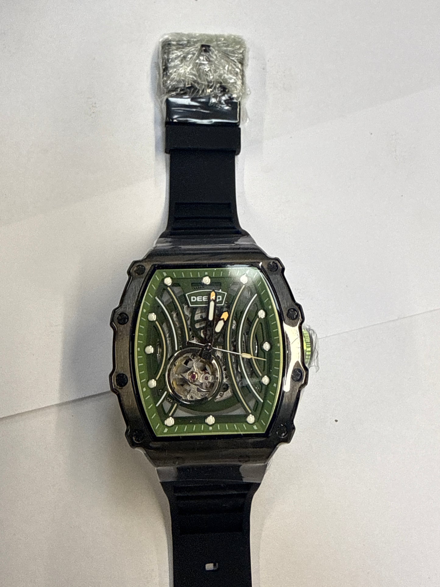 Skelett Design Saphirglas Miyota Automatik Herren Uhr