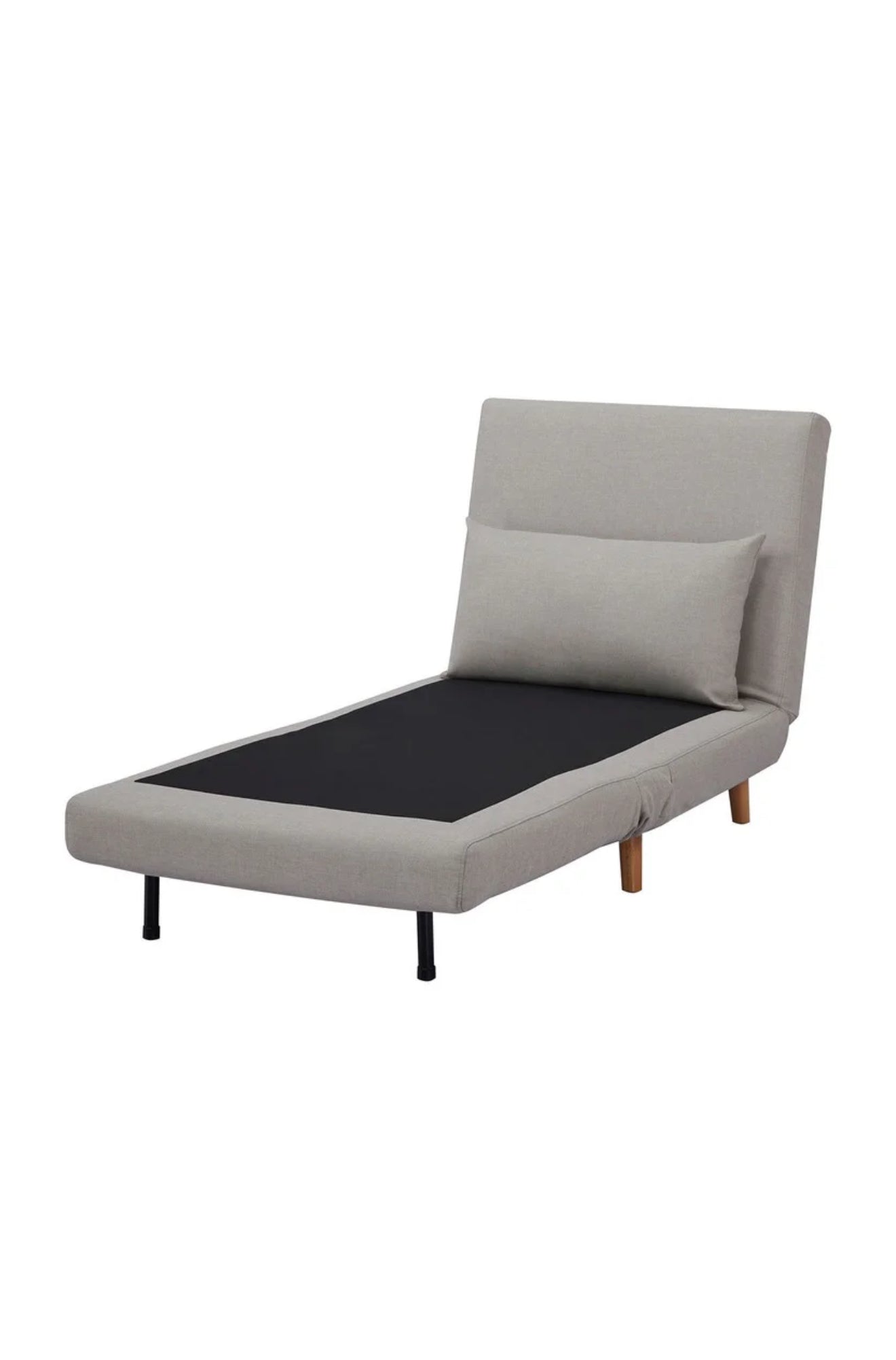 Schlafsessel – Hellgrau & Dunkelgrau | 2-in-1 Sessel & Gästebett