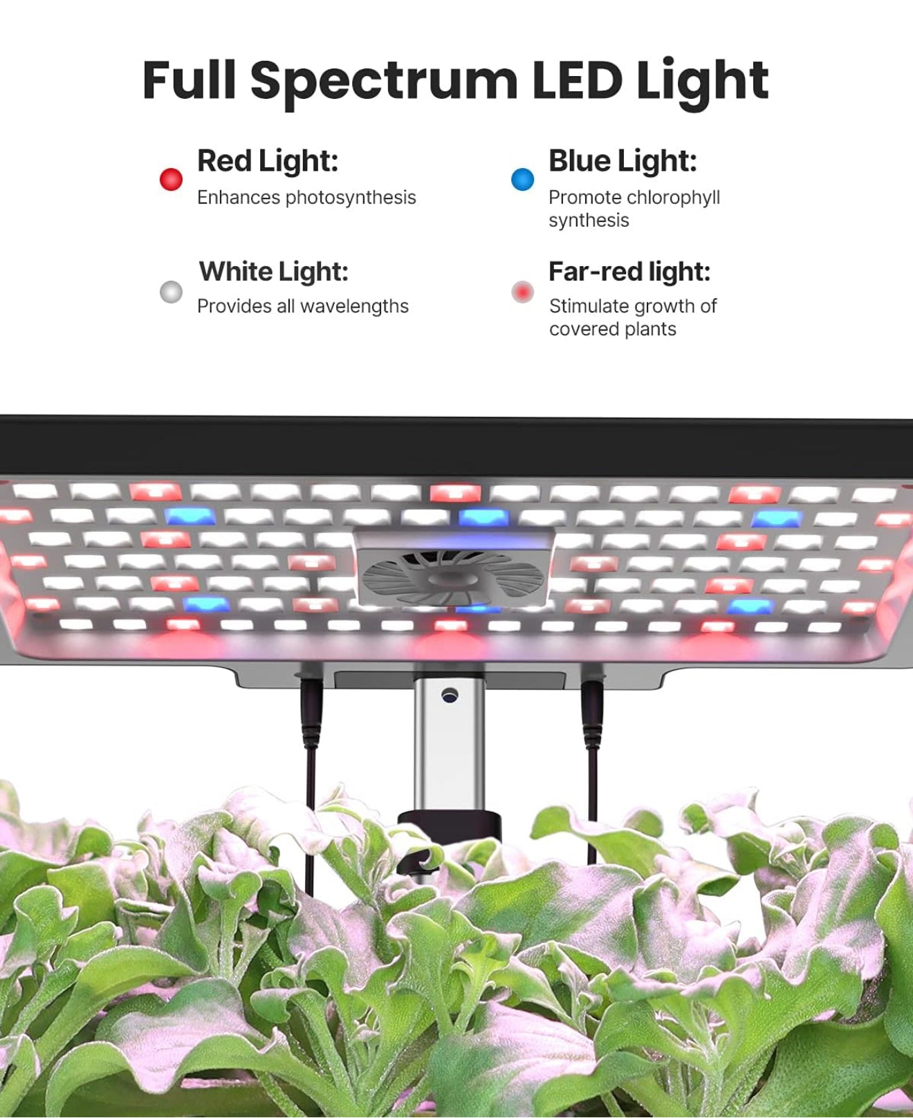 iDOO WiFi Hydroponik Indoor Garten, 12 Pods, LED, 6,5 L Tank, App-Steuerung