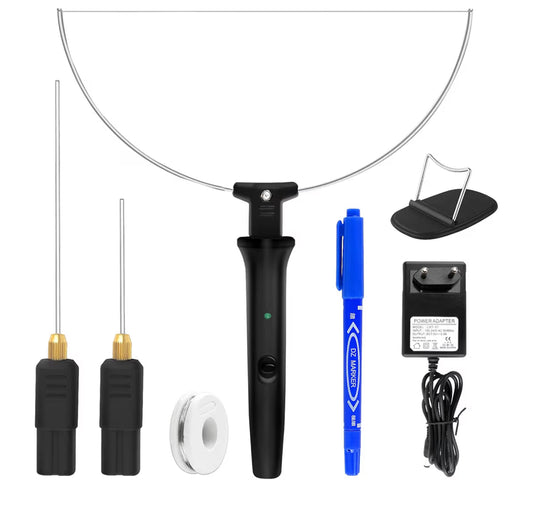 18W Heißdraht Styroporschneider 3in1 Schaumstoffschneider mit Netzteil