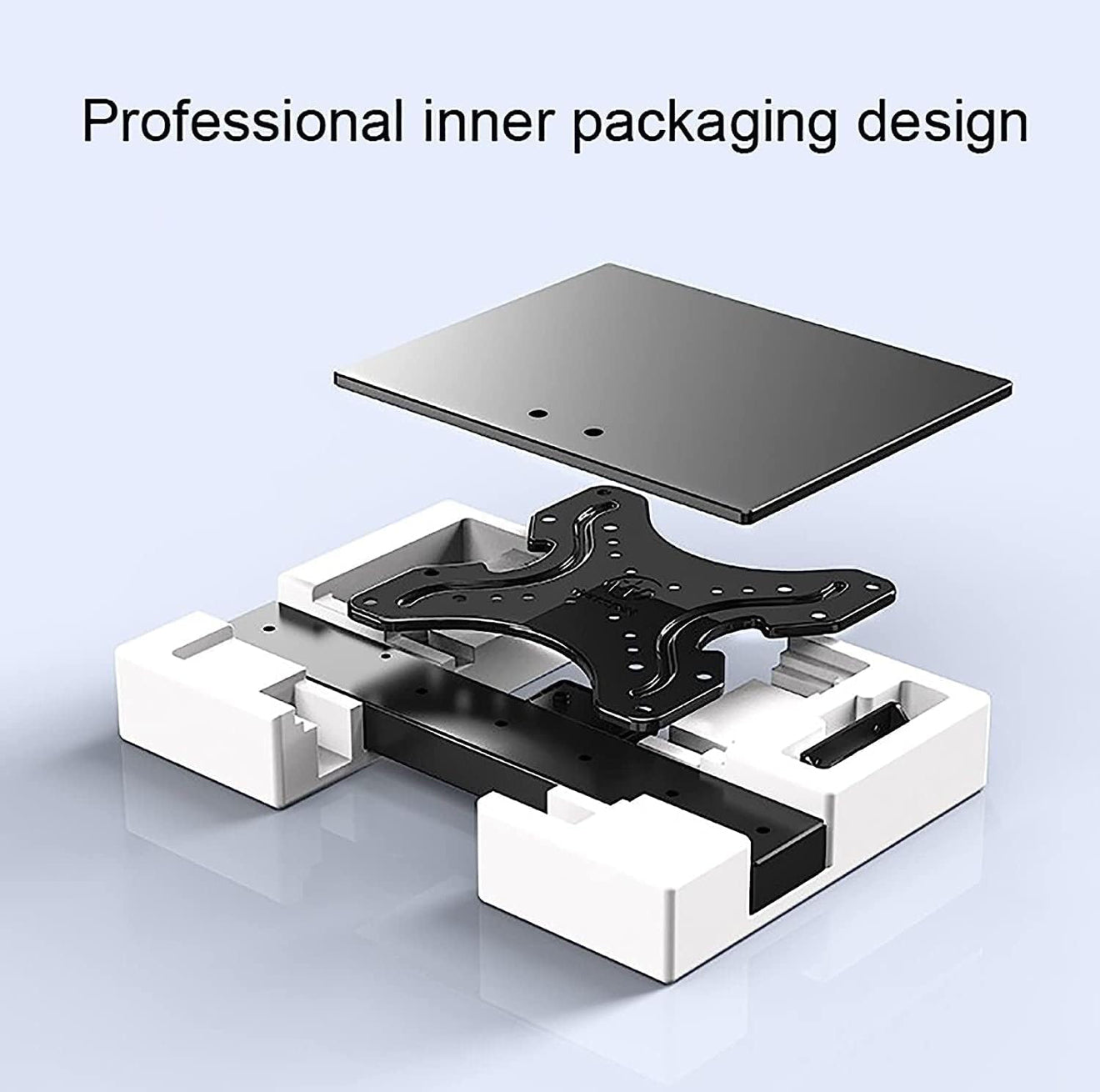 ALTIN™ TV Tisch-Ständer für 19–39 Zoll – 90° Schwenkbar, 3-fach Höhenverstellbar – Robuste Basis bis 45 kg Tragkraft