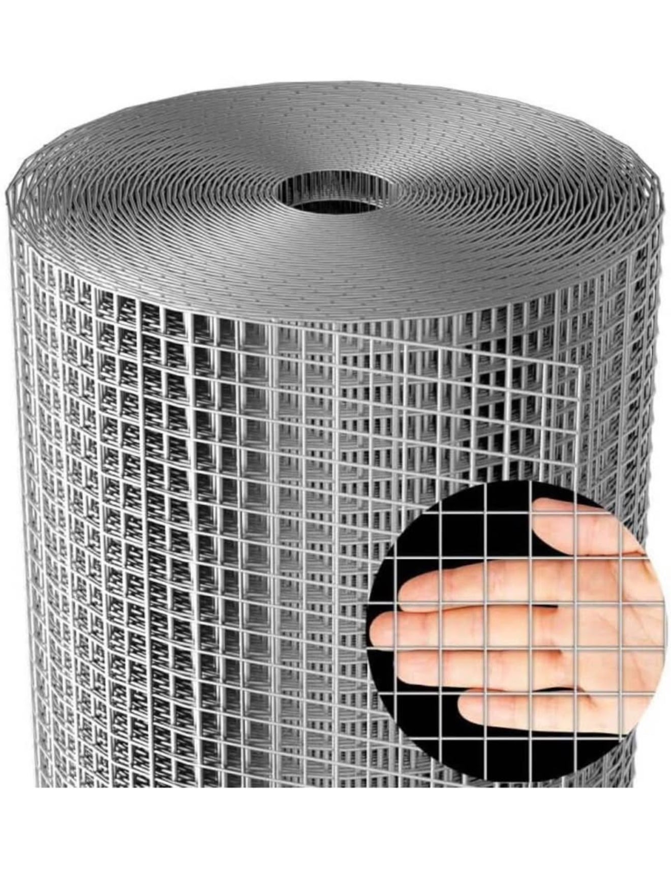 ALTIN™ Verzinkter Maschendrahtzaun 36”x50ft – 1/4”x1/4”, 23 Gauge – Wetterfest & Rostfrei – Ideal für Garten, Hühnergehege, Nagetierschutz