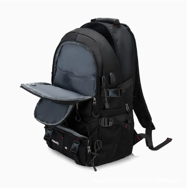 ALTIN™ Großer Kapazität Wanderrucksack – Wasserdicht, Robust & USB-Anschluss