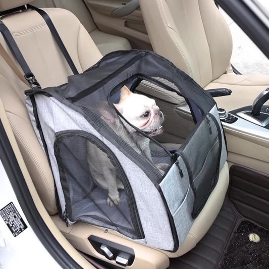 ALTIN™ Tragbare Hunde-Reisetasche – Faltbar, Sicher & Atmungsaktiv für Auto & Unterwegs