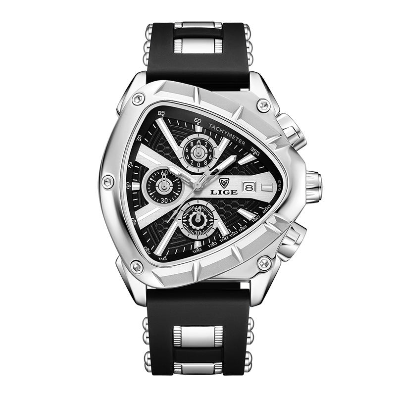 ALTIN™ Herren Luxus-Dreiecksarmbanduhr – Wasserdicht, Stilvoll & mit Kalenderfunktion